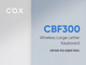 콕스, 저시력자를 위한 큰글씨용 무선 키보드 ‘CBF300’ 출시
